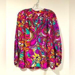 Lilly Pulitzer Elsa Blouse Size XS